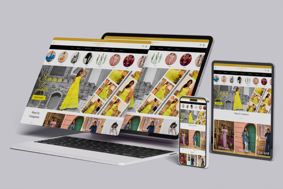 Golden Mirror Fashion