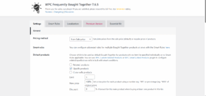 WooCommerce addon products