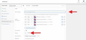 WooCommerce addon products